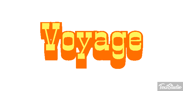 Voyage Effet de texte