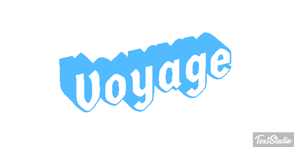 Voyage Effet de texte