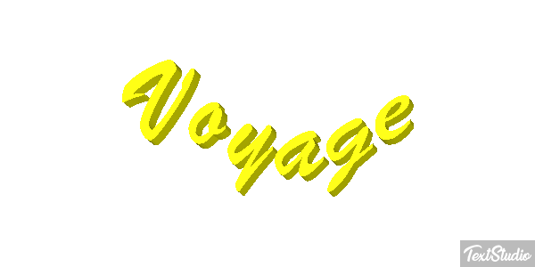 Voyage Effet de texte