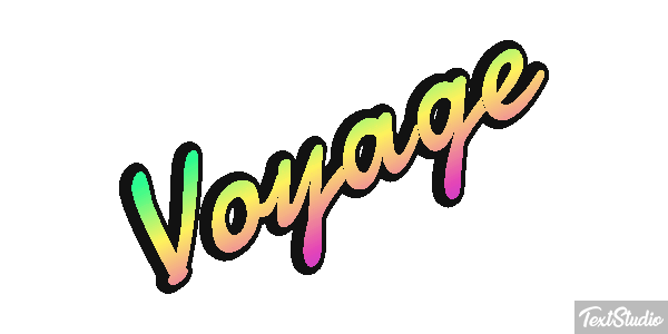 Voyage Effet de texte