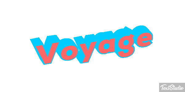 Voyage Effet de texte