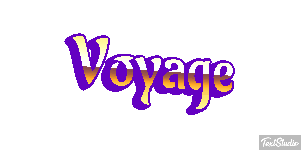 Voyage Effet de texte