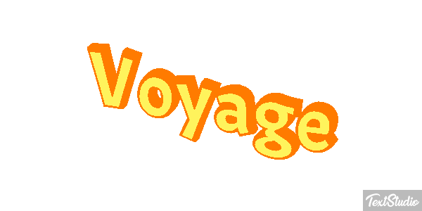 Voyage Effet de texte