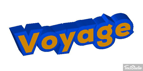 Voyage Effet de texte