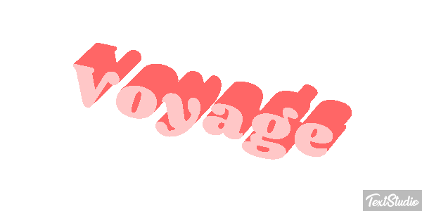 Voyage Effet de texte