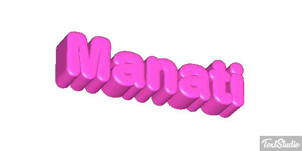 Manatí Effetto testo