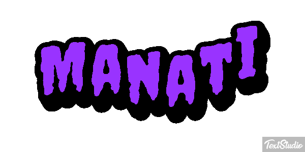 Manatí Effetto testo