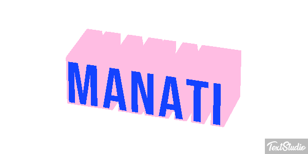 Manatí Effetto testo