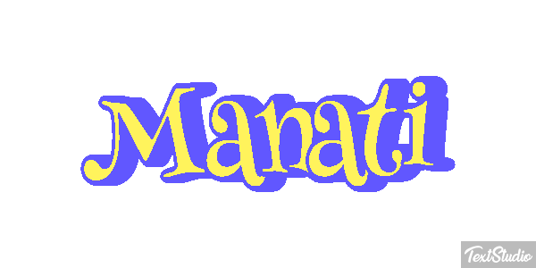 Manatí Effetto testo