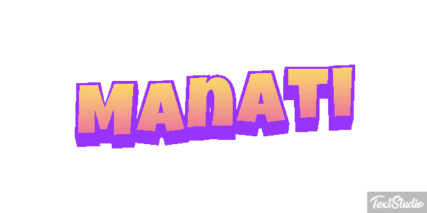 Manatí Effetto testo