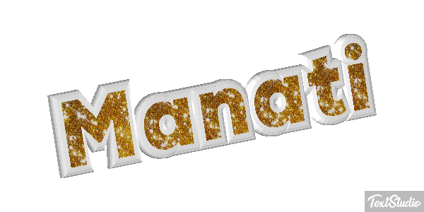 Manatí Effetto testo
