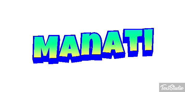 Manatí Effetto testo