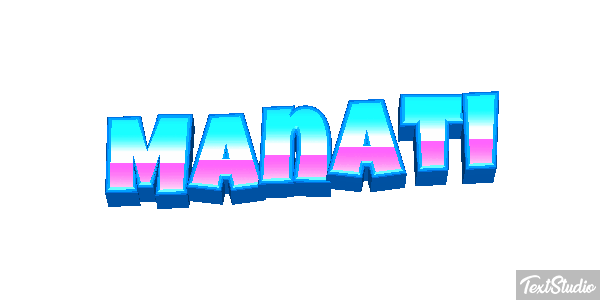 Manatí Effetto testo