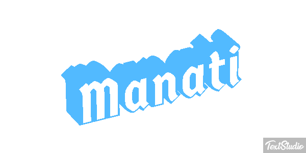 Manatí Effetto testo