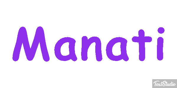 Manatí Effetto testo