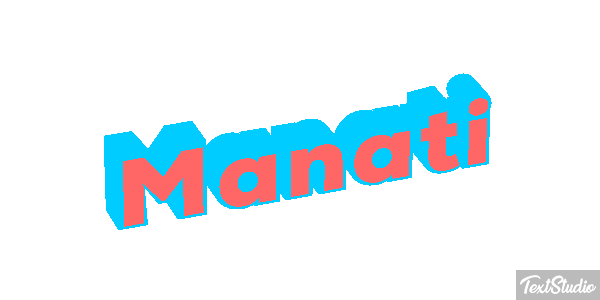 Manatí Effetto testo