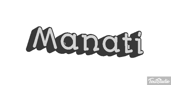 Manatí Effetto testo
