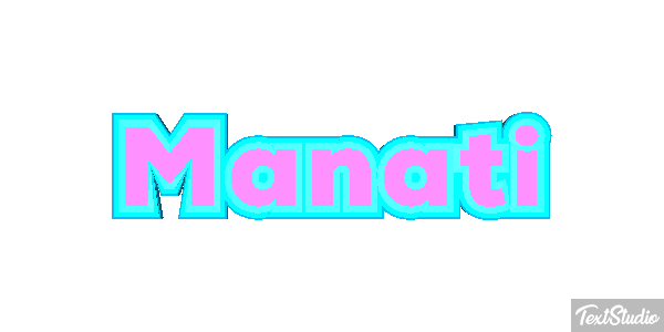 Manatí Effetto testo