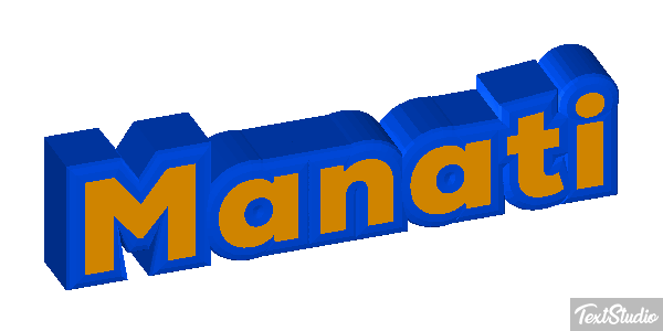 Manatí Effetto testo