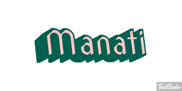 Manatí Effetto testo