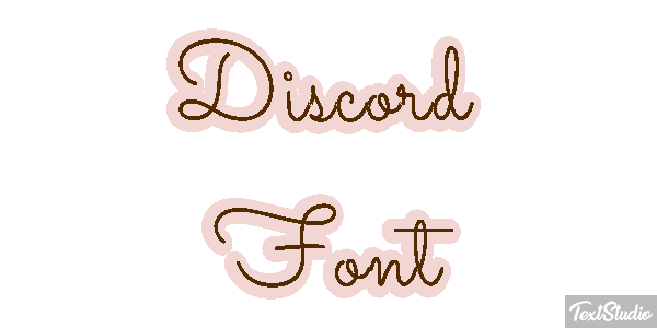 Discord Font Текстовый эффект