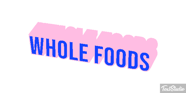 Whole Foods Metin efekti