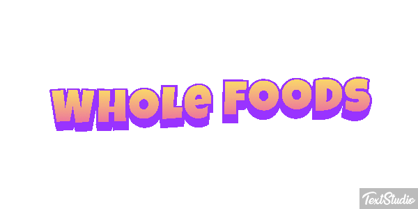 Whole Foods Metin efekti
