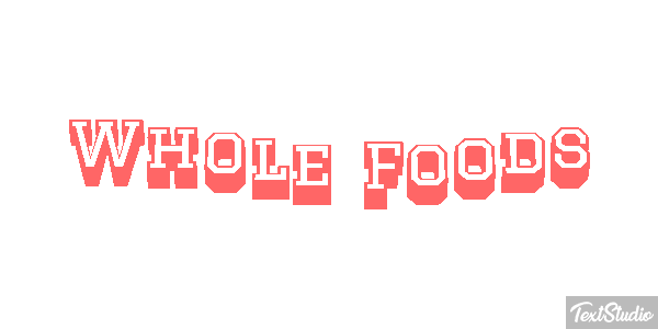 Whole Foods Metin efekti