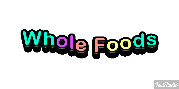 Whole Foods Metin efekti