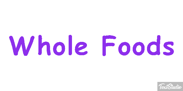 Whole Foods Metin efekti