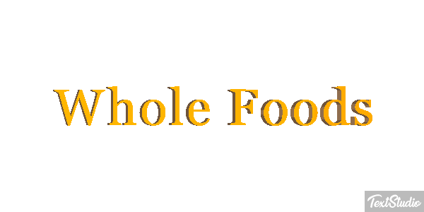 Whole Foods Metin efekti