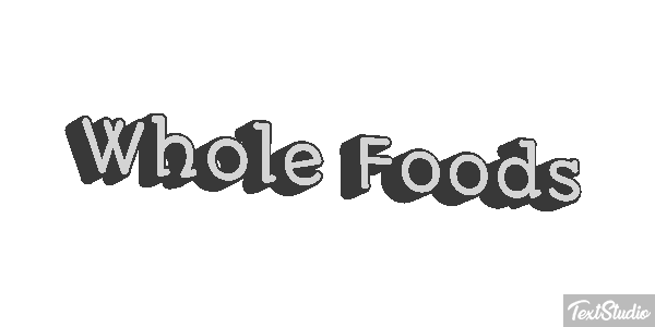 Whole Foods Metin efekti