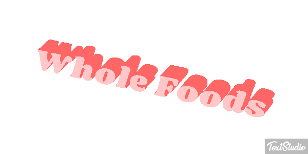 Whole Foods Metin efekti