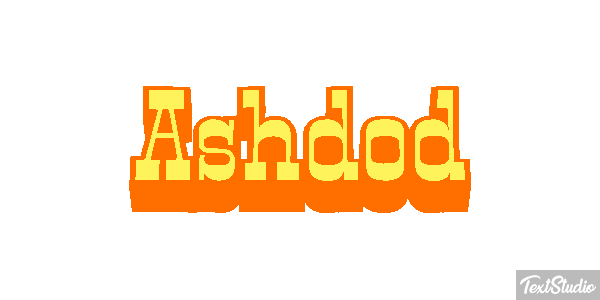Ashdod Text effect