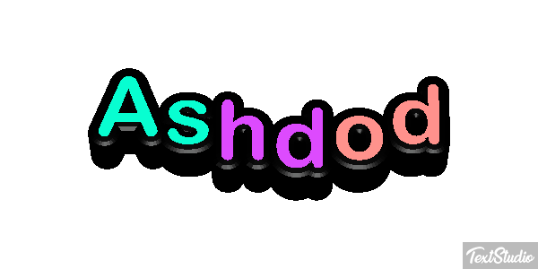 Ashdod Text effect