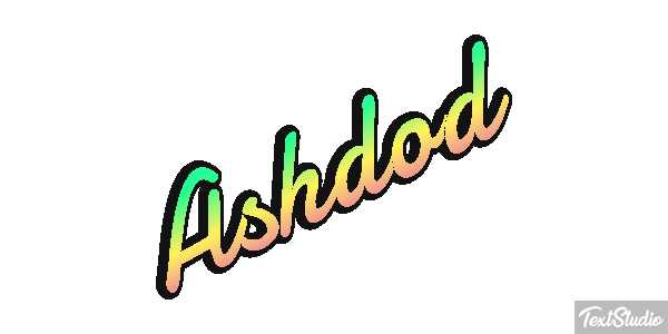 Ashdod Text effect