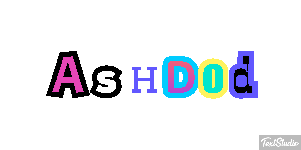 Ashdod Text effect