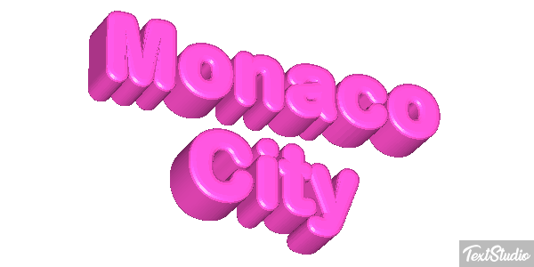 Monaco City Efekt tekstowy