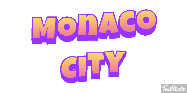 Monaco City Efekt tekstowy