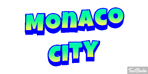 Monaco City Efekt tekstowy