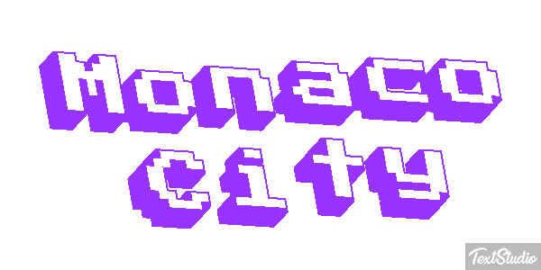 Monaco City Efekt tekstowy