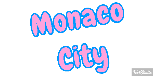 Monaco City Efekt tekstowy