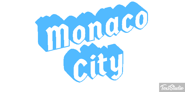 Monaco City Efekt tekstowy