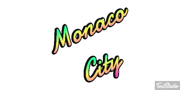 Monaco City Efekt tekstowy