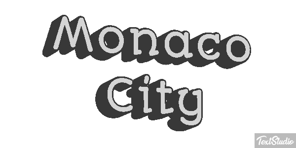 Monaco City Efekt tekstowy