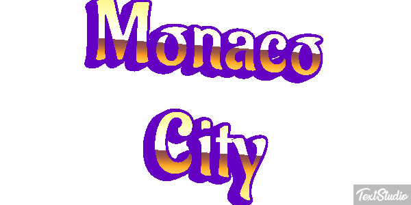 Monaco City Efekt tekstowy