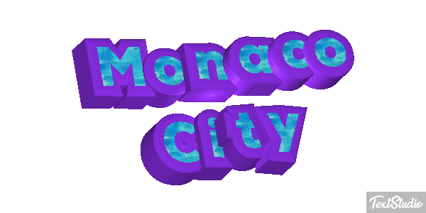 Monaco City Efekt tekstowy