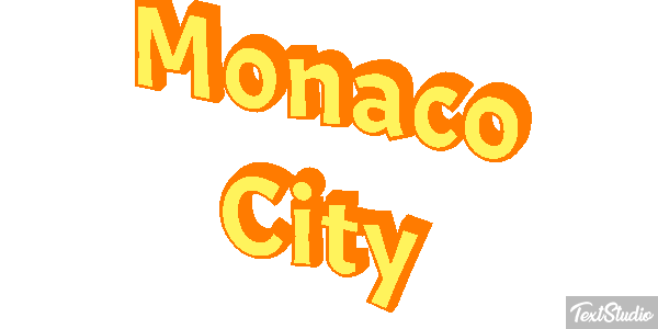 Monaco City Efekt tekstowy