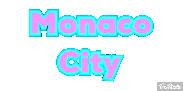 Monaco City Efekt tekstowy