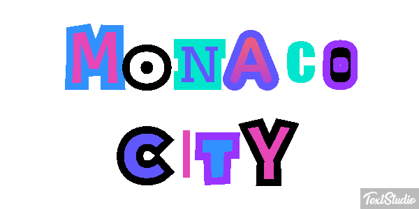 Monaco City Efekt tekstowy